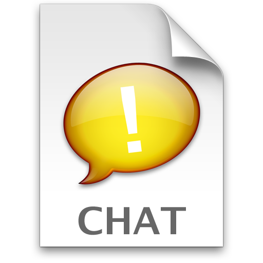 iChat Yellow Chat Icon 512x512 png